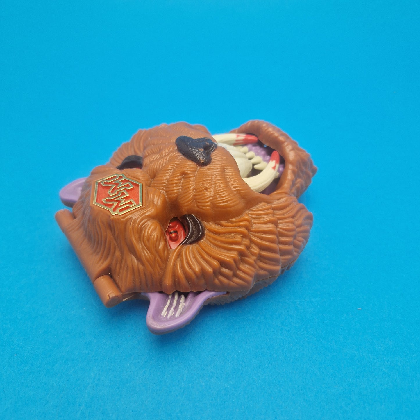 MIGHTY MAX ☆ GRAPPLES WITH BATTLE CAT Doom Zones Max Vintage Figure Complete ☆ Playset