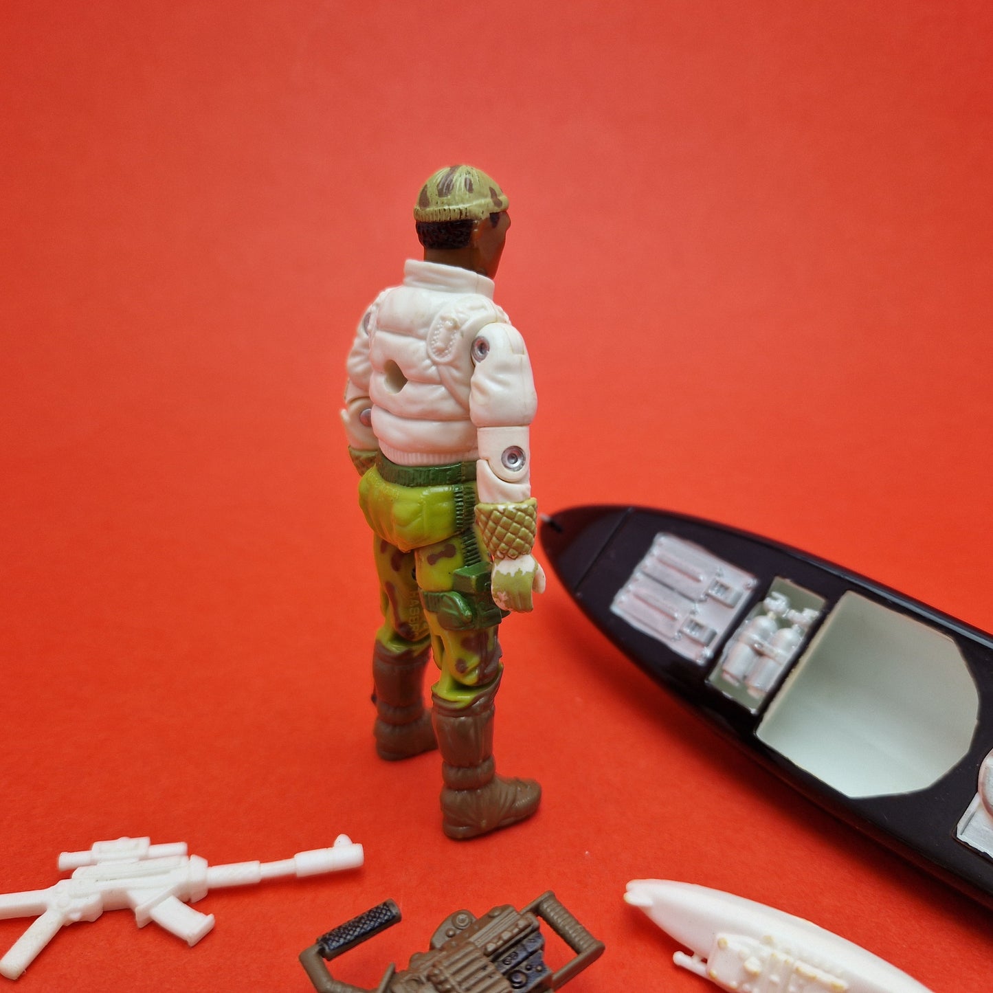 GI JOE ☆ STALKER V2 Action Figure ☆ Vintage Action Force Hasbro 1989