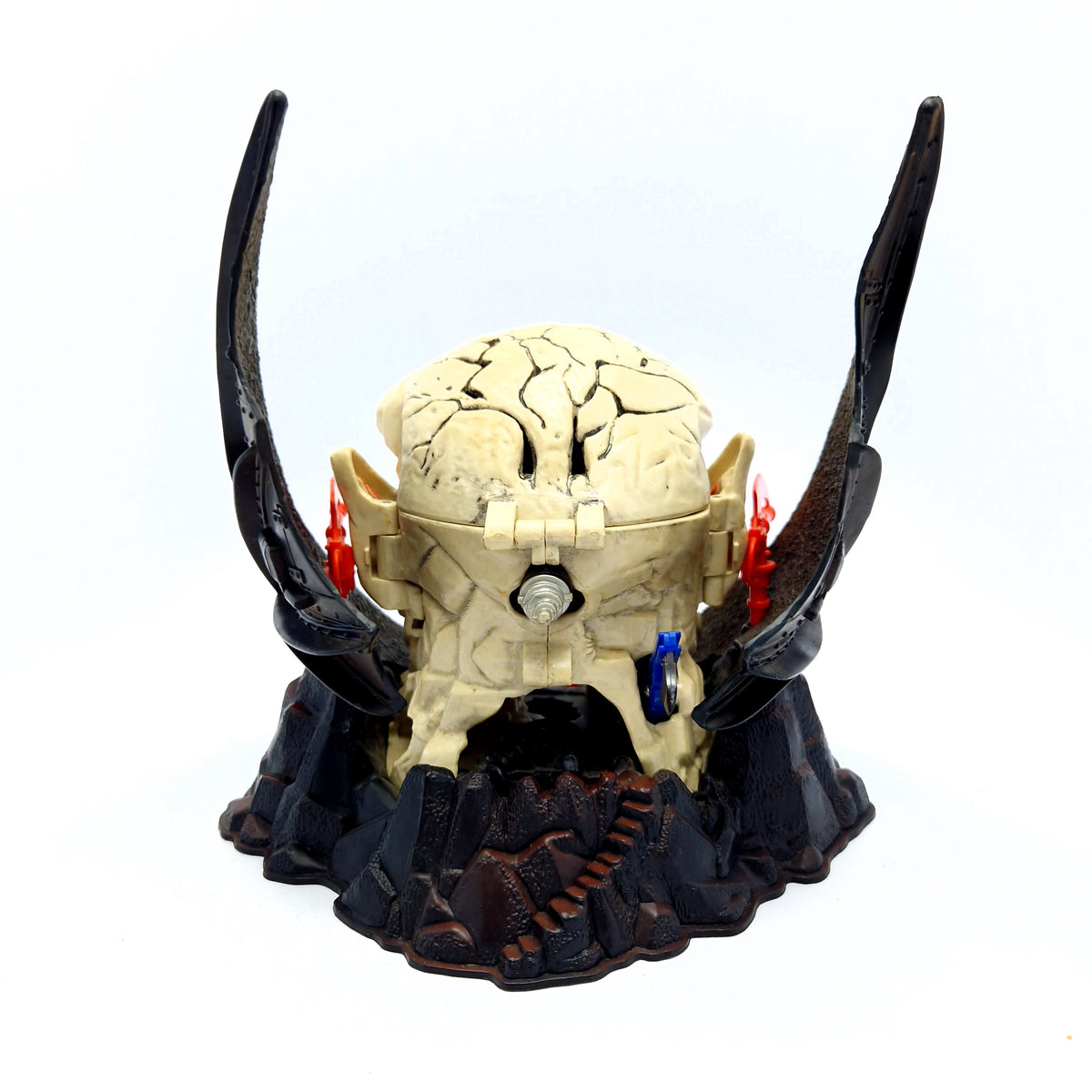 MIGHTY MAX ☆ ASSAULTS SKULL MASTER Mega Head Vintage Playset ☆ Near Co