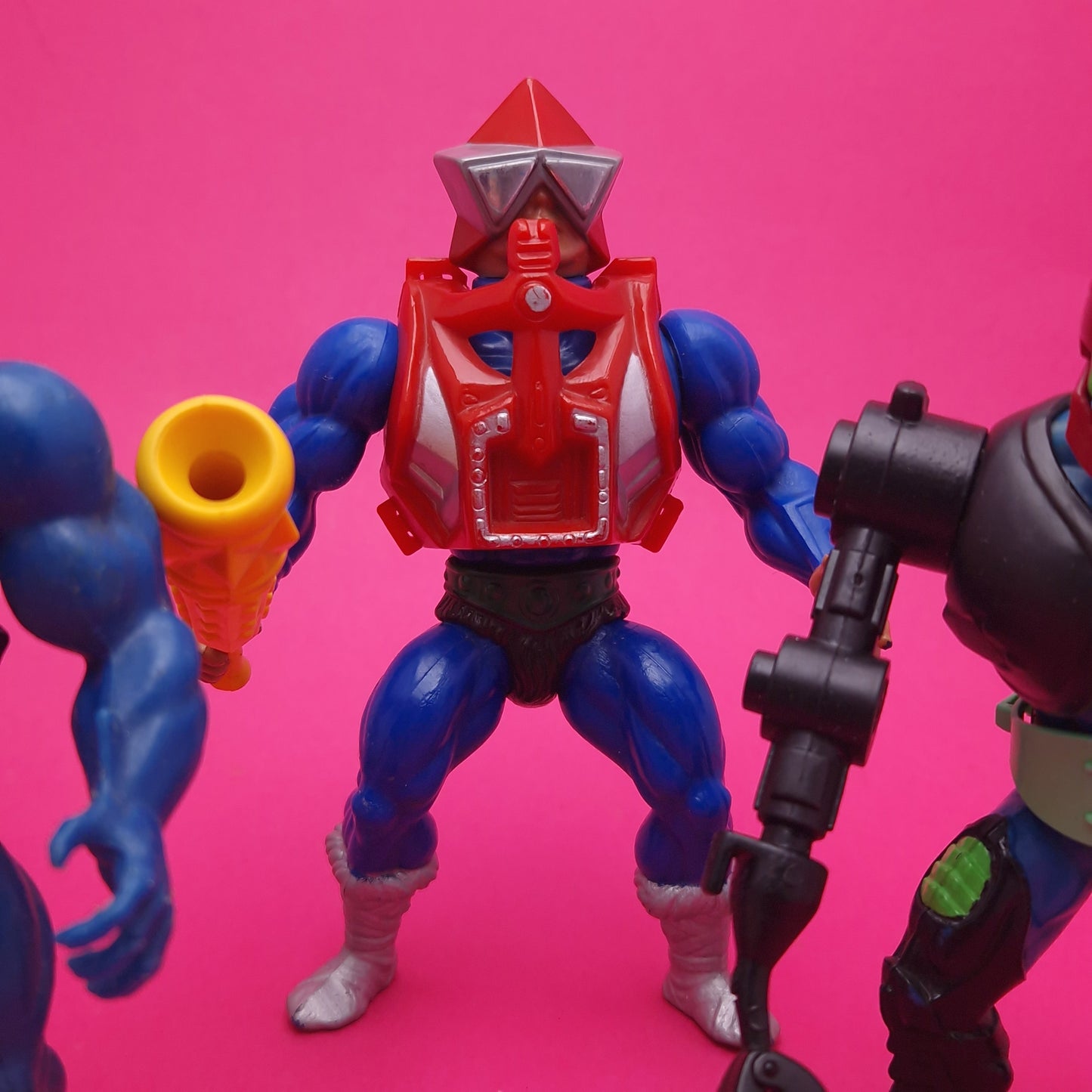 MASTERS OF THE UNIVERSE ☆ Bundle TRAP JAW WEBSTER MEKANECK MANTENNA Vintage Figure ☆ MOTU Loose 80s Mattel Original