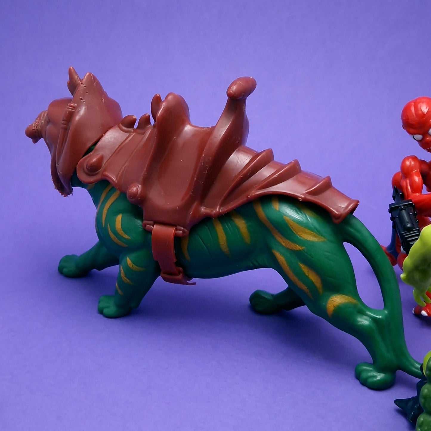 MASTERS OF THE UNIVERSE ☆ BUNDLE MODULOK SY-KLONE WHIPLASH KING HISS BATTLE CAT Vintage Figure ☆ MOTU Loose 80s Mattel