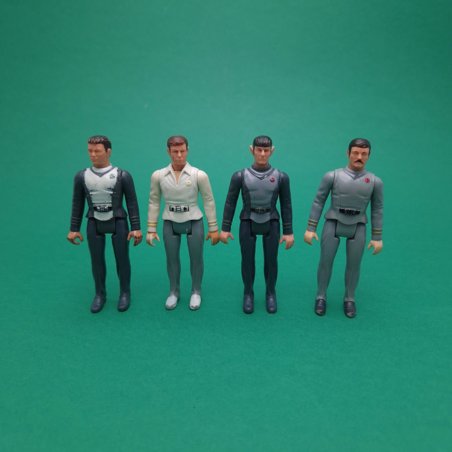 STAR TREK MOTION PICTURE ☆ Kirk Spook Bones Scotty Vintage Figure ☆ MEGO 1979