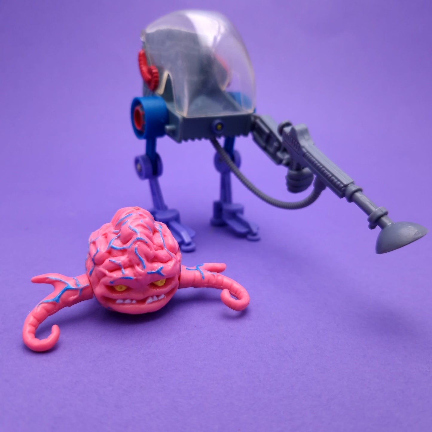 TEENAGE MUTANT NINJA TURTLES ☆ KRANG Vintage Action Figure ☆ 90s