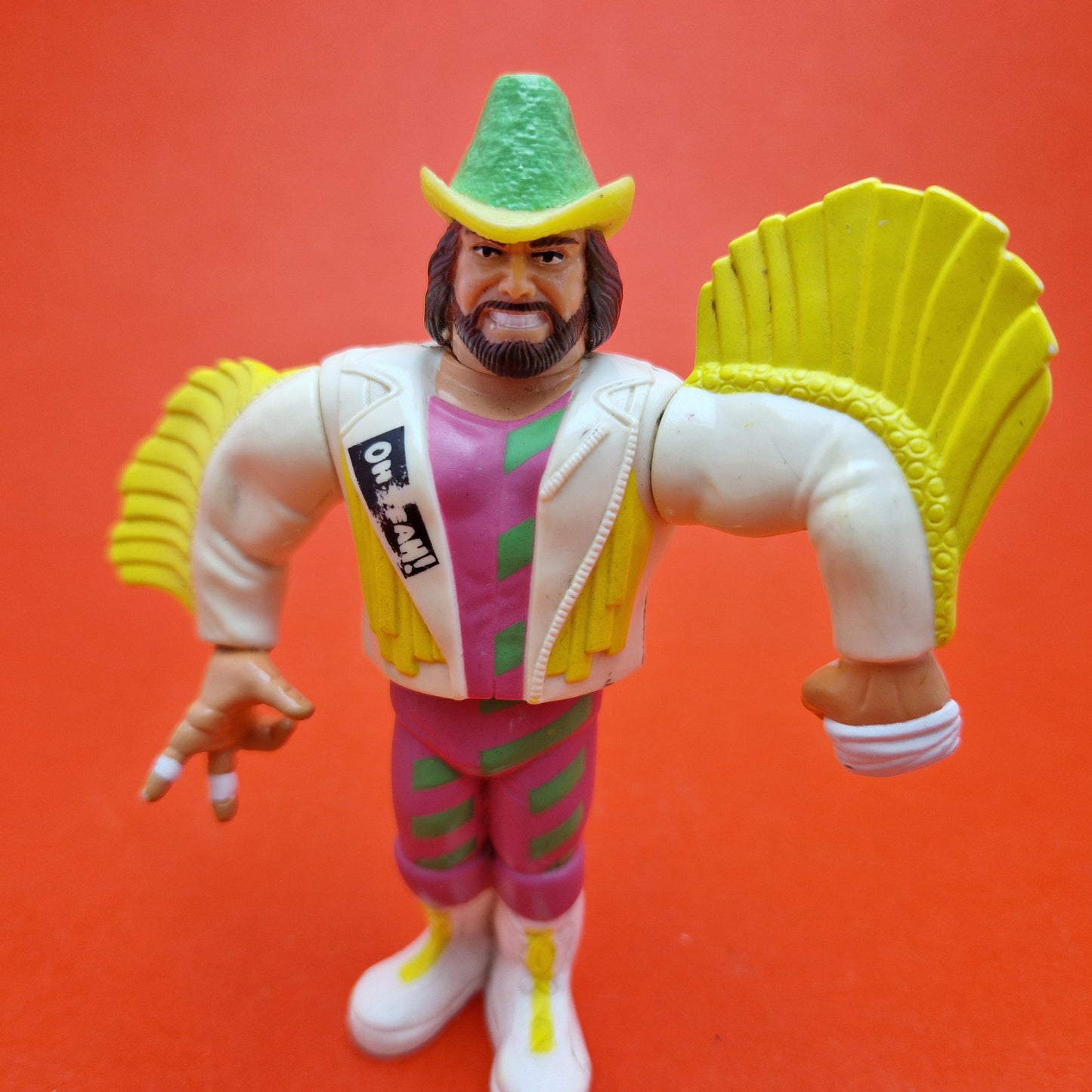WWF HASBRO MACHO MAN RANDY SAVAGE Vintage Wrestling Figure ☆ Original 90s Series 5