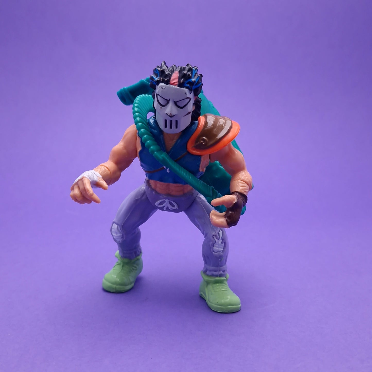TEENAGE MUTANT NINJA TURTLES ☆ CASEY JONES Vintage Action Figure ☆ Loose
