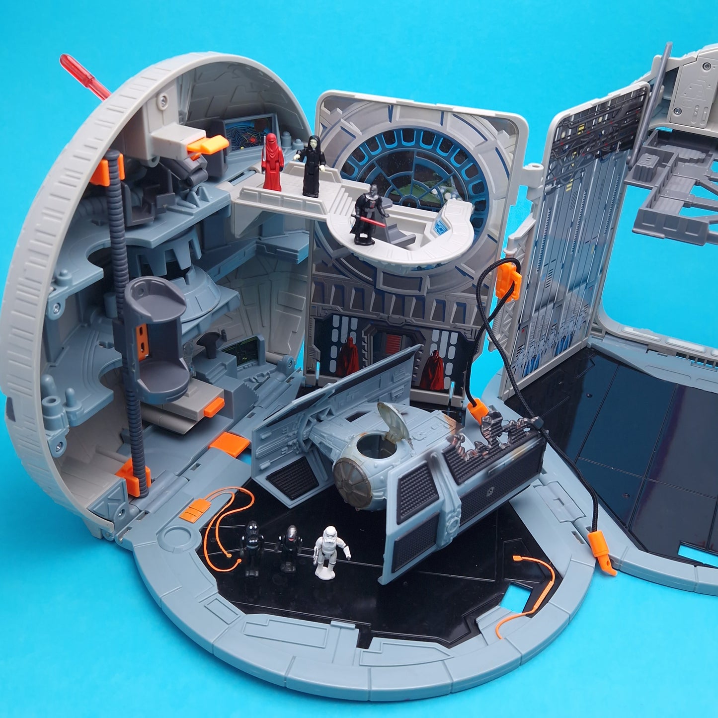 MICRO MACHINES ☆ STAR WARS ACTION FLEET DEATH STAR PLAYSET Vintage ☆ Loose