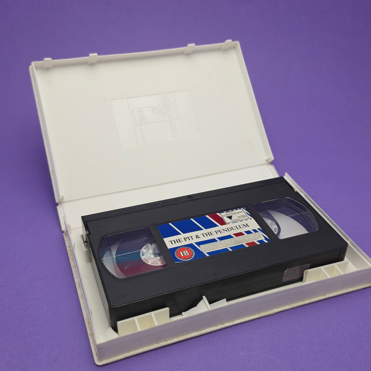 VHS Video ☆ THE PI & THE PENDULUM ☆ 18 Cert Ex Rental Big Box Vintage Tape