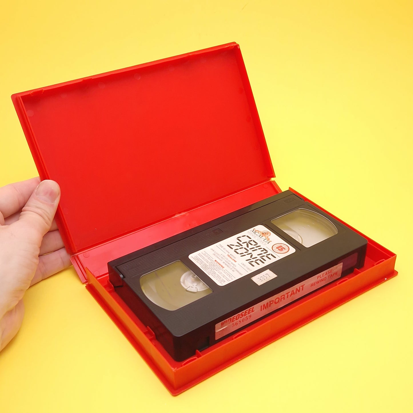 VHS Video ☆ CRIME ZONE ☆ 80s Big Box Ex Rental Horror 15 Vintage