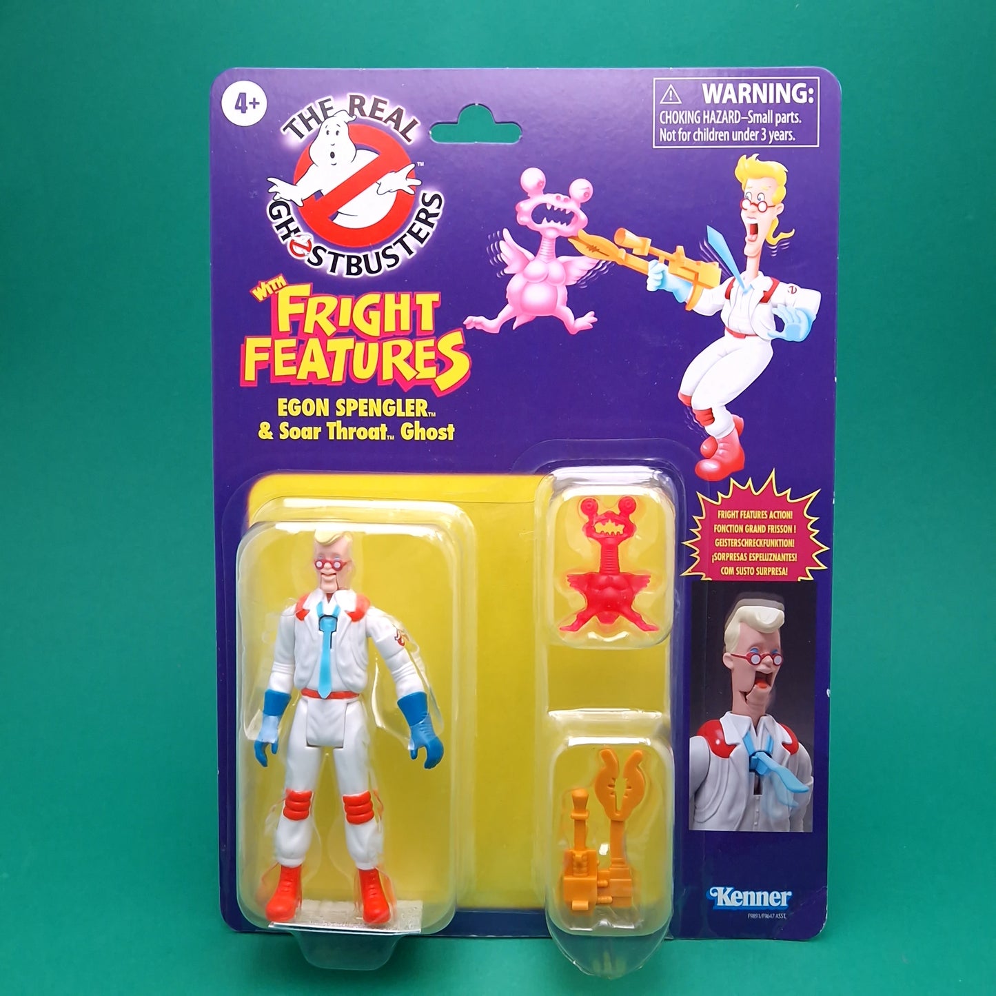 THE REAL GHOSTBUSTERS REISSUE ☆ FRIGHT FEATURES FULL SET Figure ☆ Kenner Classics Sealed Carded