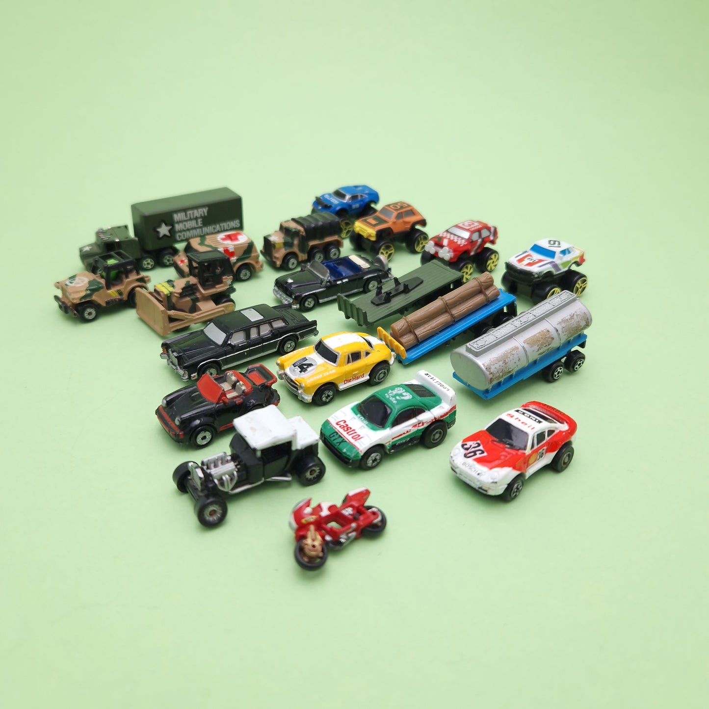 MICRO MACHINES ARMY TOWN TRUCKS & SPARES BUNDLE Vintage ☆ 90s Original Galoob