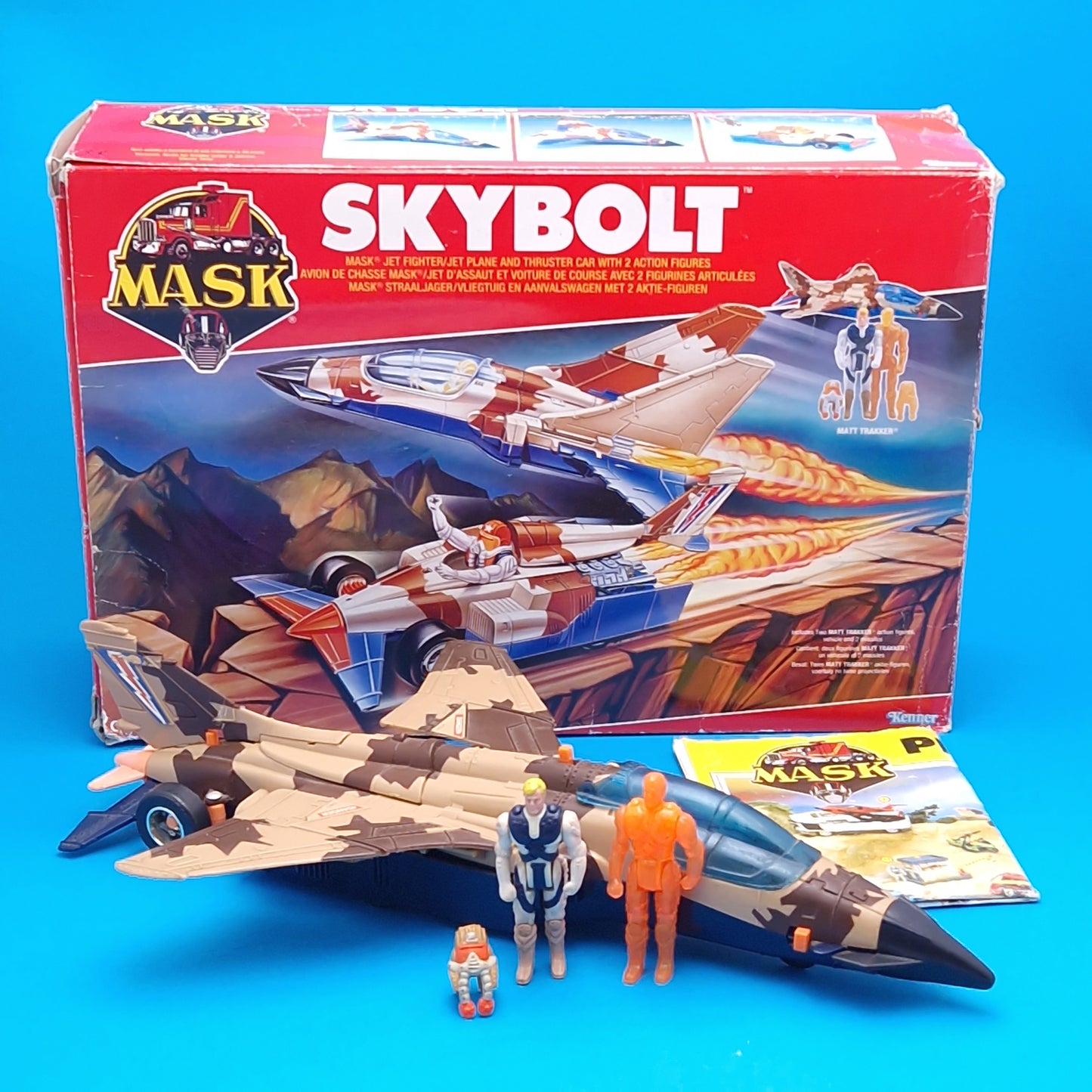 M.A.S.K ☆ SKYBOLT Split Seconds Matt Trakker ☆ BOXED Vintage MASK Kenner 80s