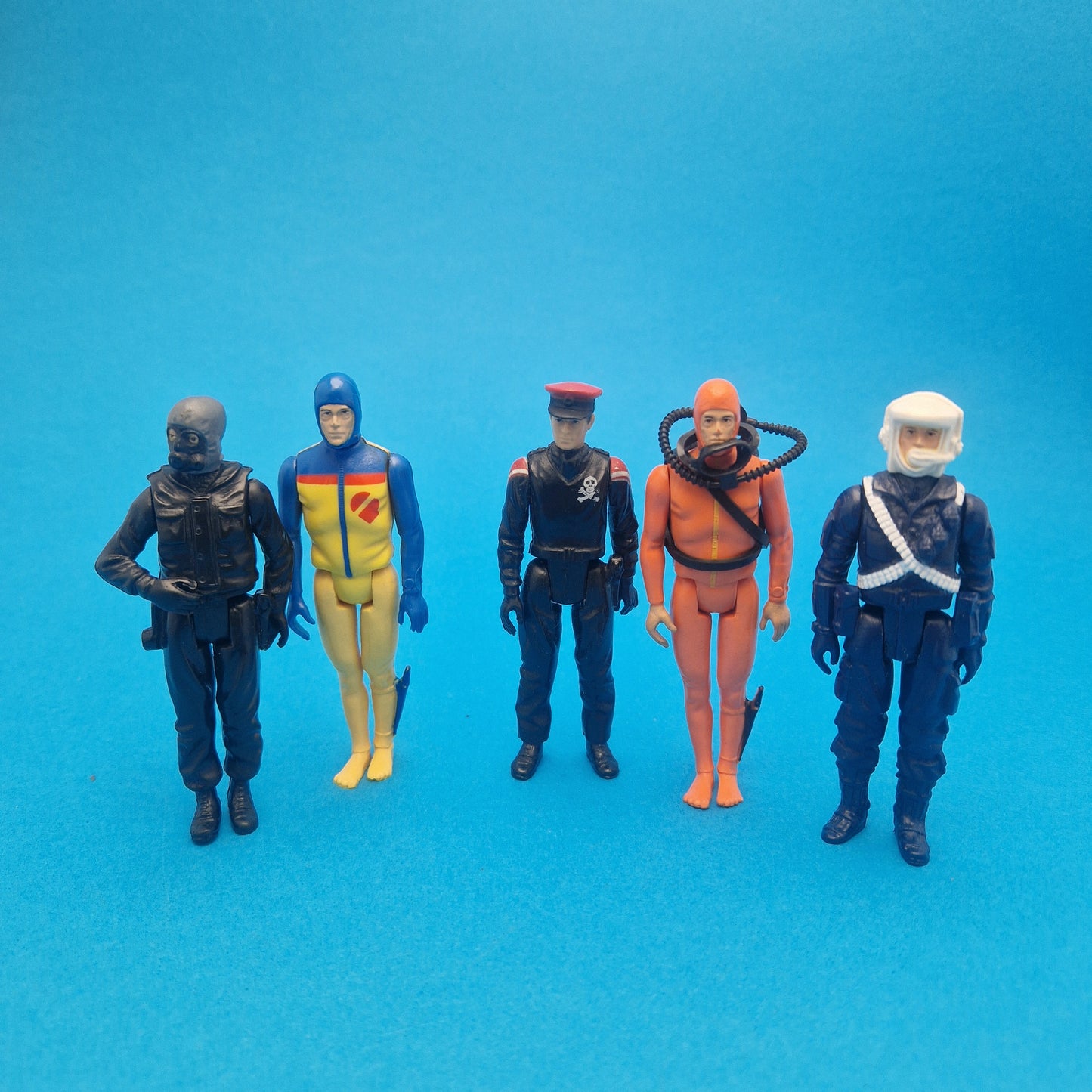 ACTION FORCE ☆ Action Figure Bundle SAS FROGMAN x5 Figures ☆ Palitoy 1984