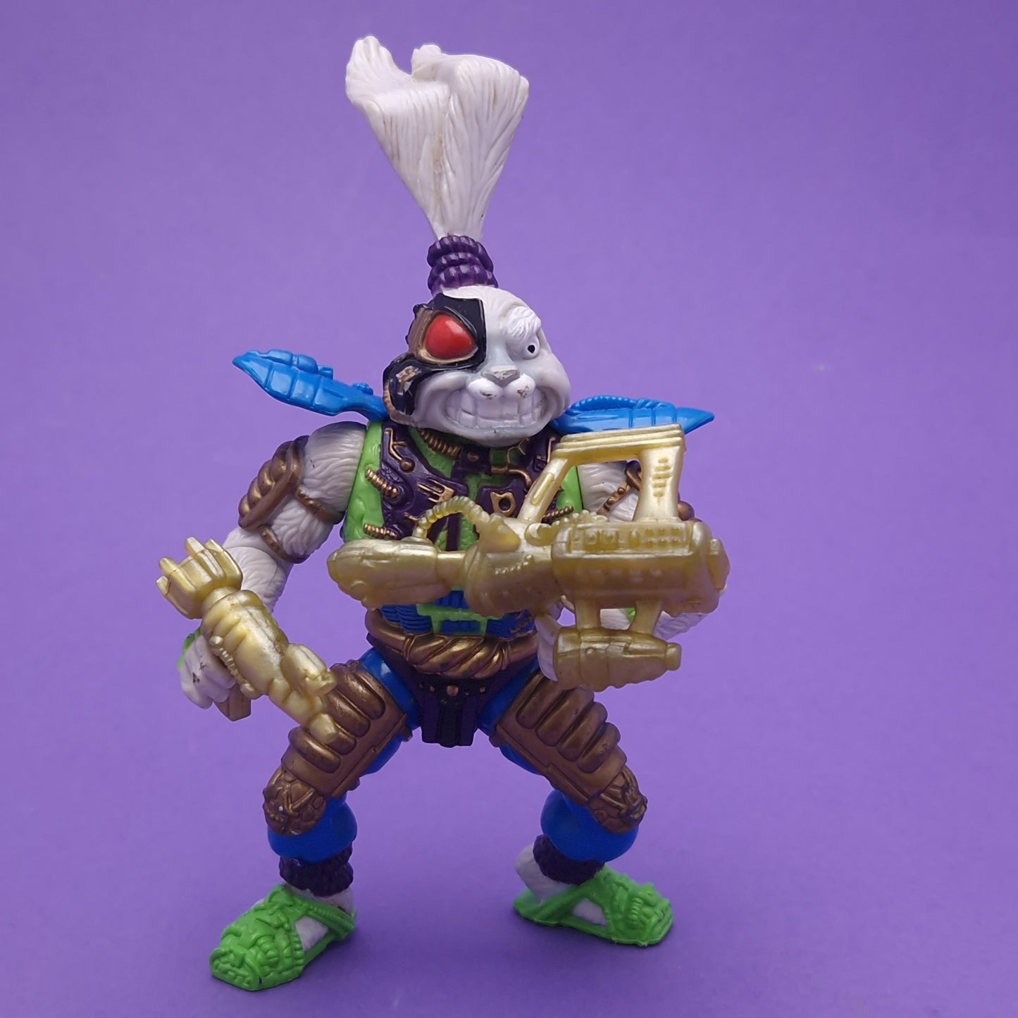 TEENAGE MUTANT NINJA TURTLES ☆ SPACE USAGI YOJIMBO Vintage Figure ☆ 90s Loose