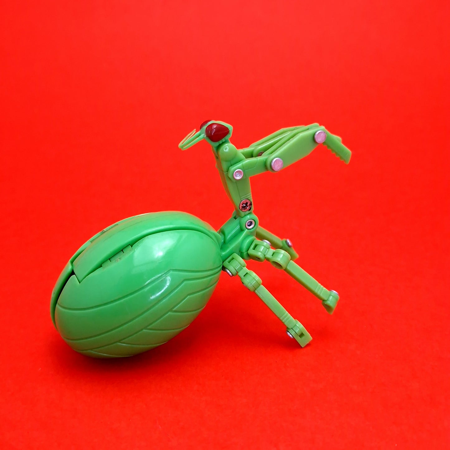 EGG MONSTERS ☆ Tamagoras PRAYING MANTIS Figure ☆ 80s Vintage Transforming Bandai