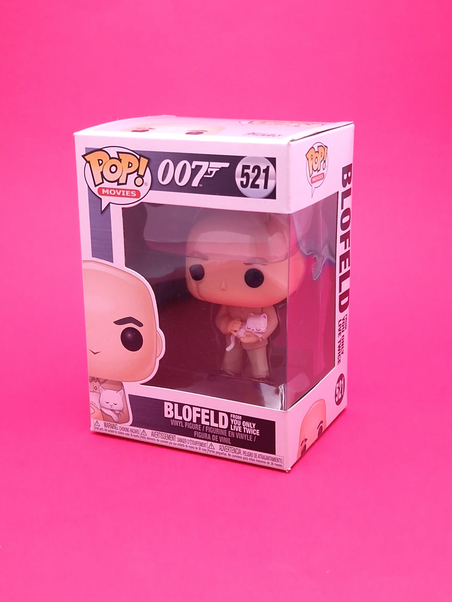 007 James Bond ☆ FUNKO POP! BLOFELD You Only Live Twice Vinyl Figure 9 cm Vinyl Figure ☆ Boxed