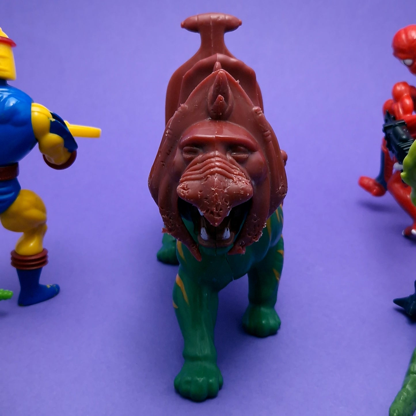MASTERS OF THE UNIVERSE ☆ BUNDLE MODULOK SY-KLONE WHIPLASH KING HISS BATTLE CAT Vintage Figure ☆ MOTU Loose 80s Mattel