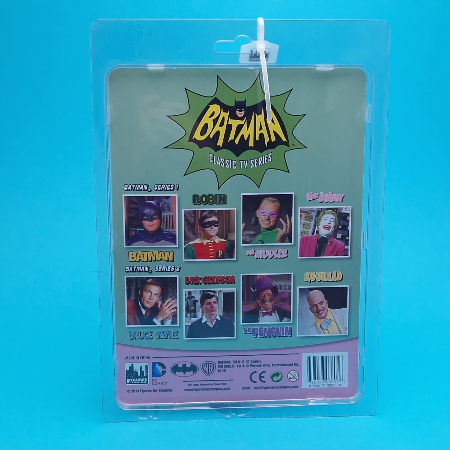 BATMAN ☆ THE RIDDLER CLASSIC TV Series RETRO Style ☆ BOXED Sealed Figures Toy Co 2014