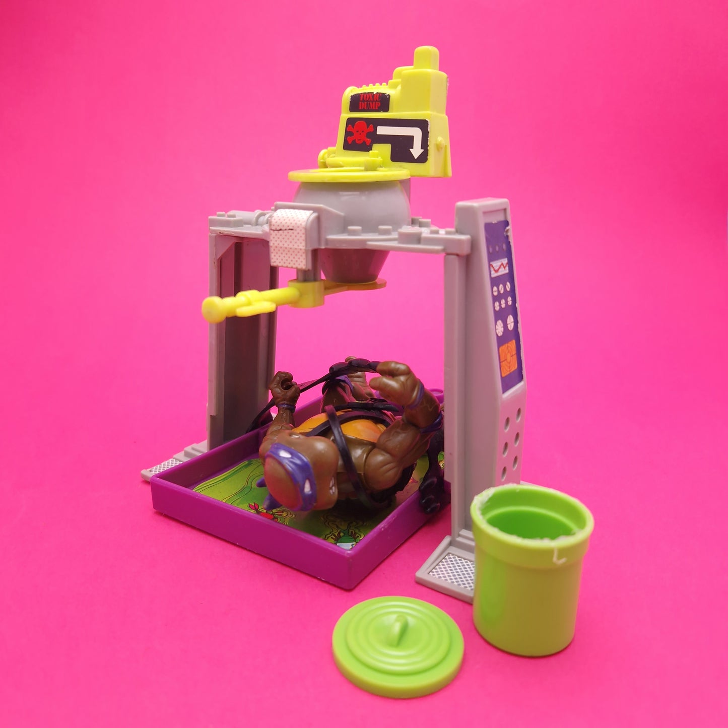 TEENAGE MUTANT NINJA TURTLES ☆ Flushomatic Vintage Action Figure vehicle ☆ Loose