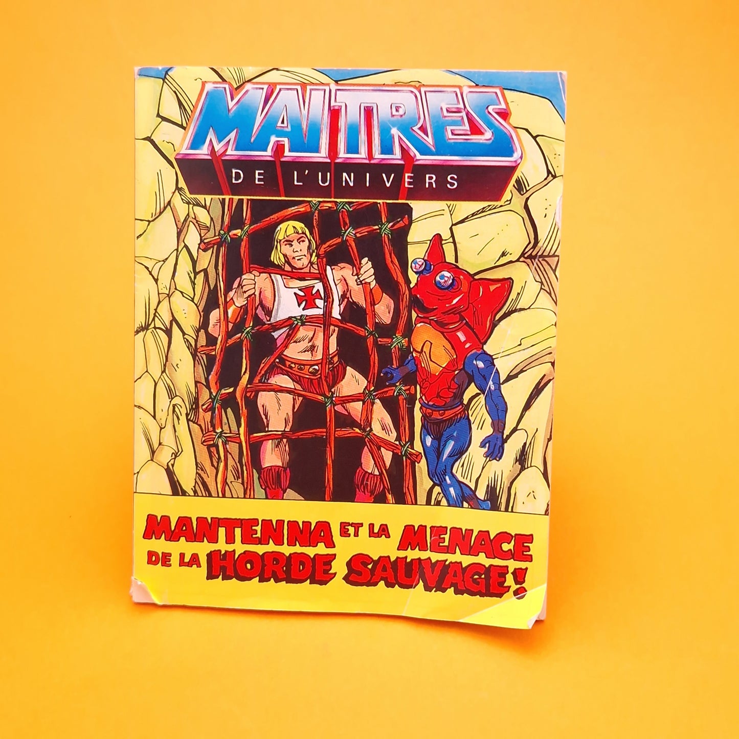 MASTERS OF THE UNIVERSE ☆ MANTENNA Complete Vintage Figure ☆ MOTU Loose 80s Mattel Original