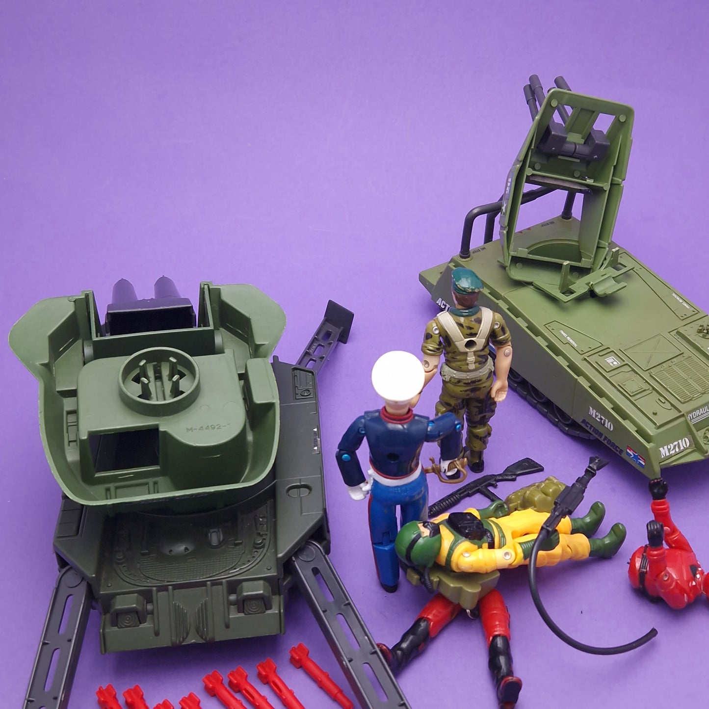 GI JOE ☆ JOBLOT Bundle RED LASER GUNG HO FALCON AIRTIGHT Armadillo Slam Figures ☆ Action Force Hasbro