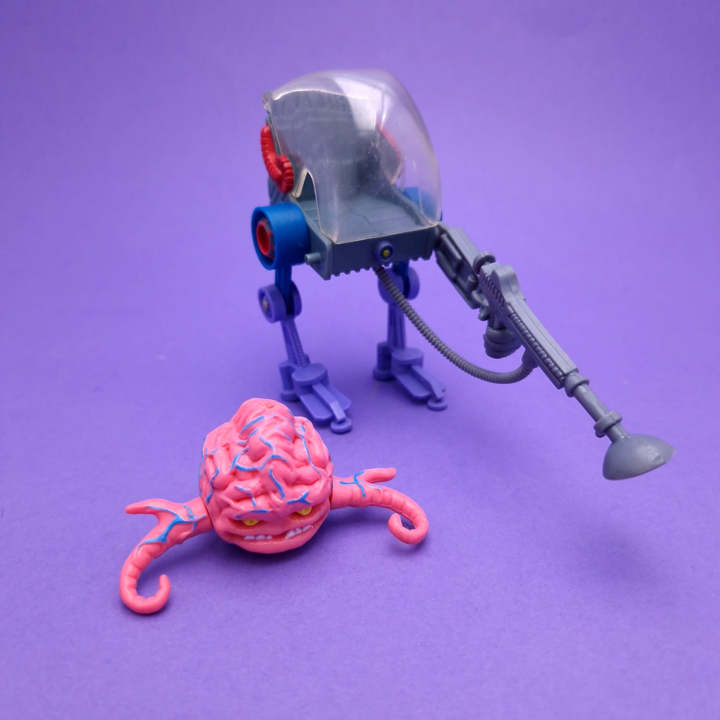 TEENAGE MUTANT NINJA TURTLES ☆ KRANG Vintage Action Figure ☆ 90s