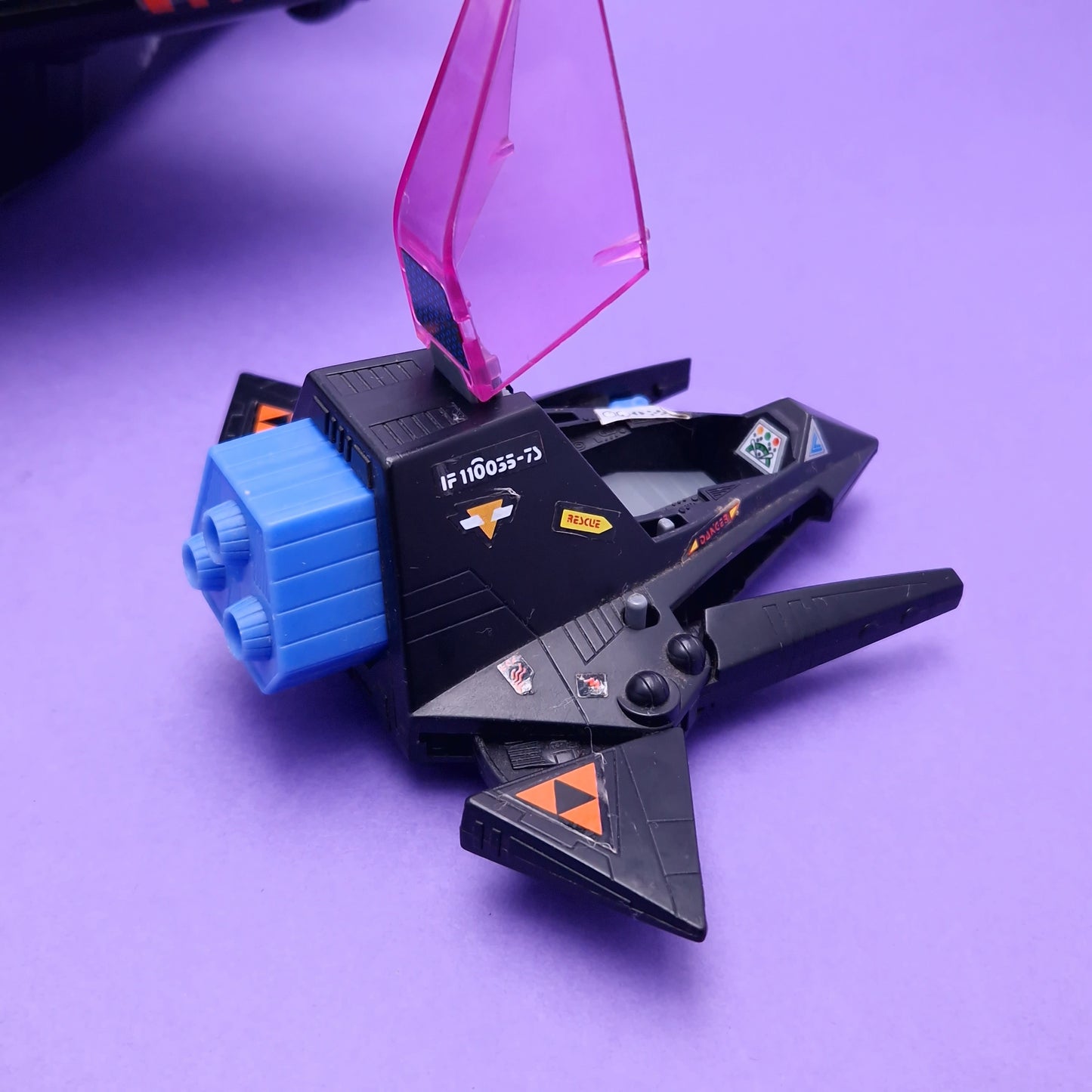 STARCOM ☆ SHADOW BAT & PARASITES With Major Klag Figure Vehicle ☆ 80's Loose Vintage Coleco Mattel