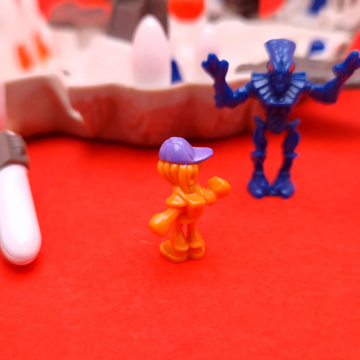 MIGHTY MAX ☆ TERMINATES WOLFSHIP 7 Doom Zones Orange Max Vintage Figure Playset ☆ Complete