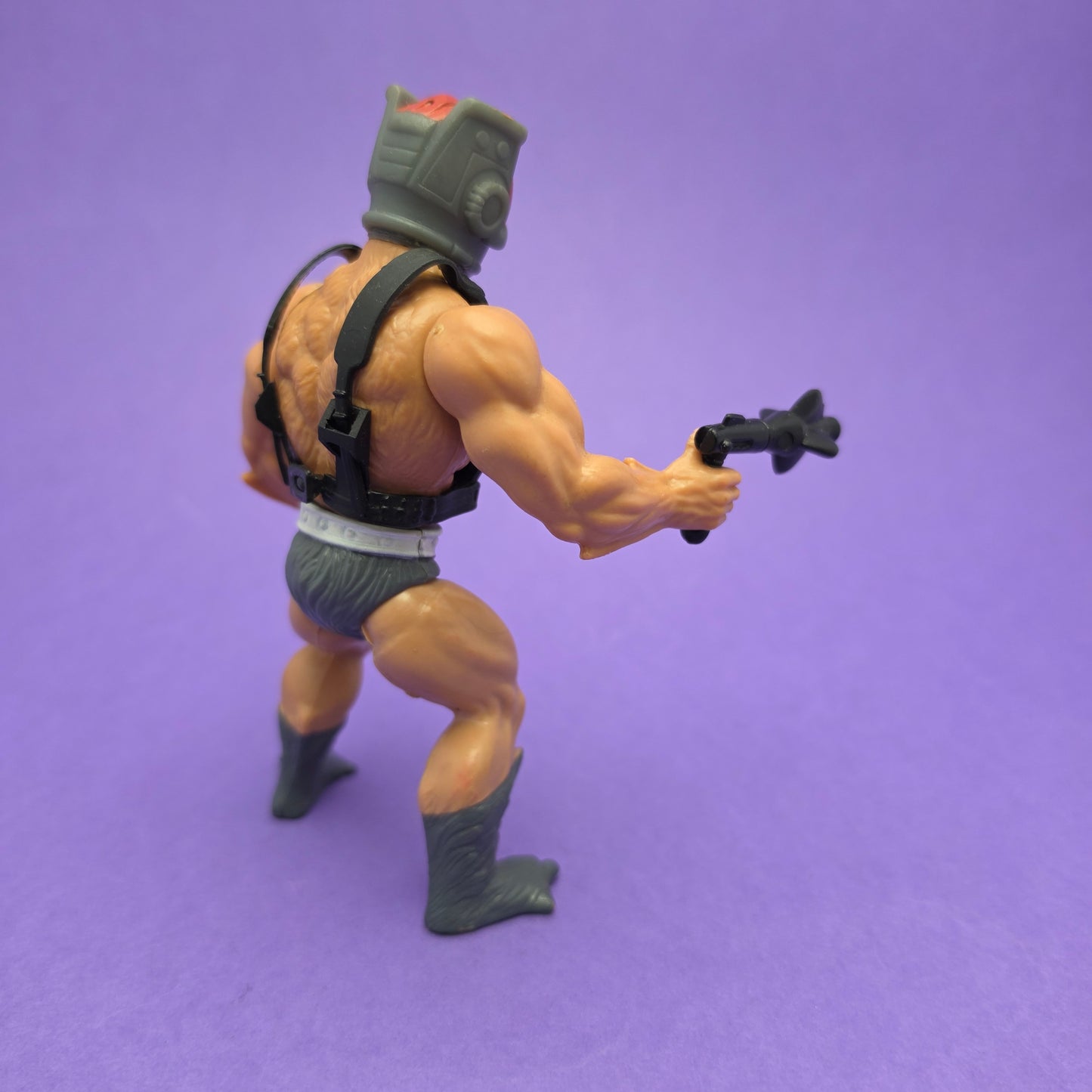 MASTERS OF THE UNIVERSE ☆ ZODIAC Red & Black Vintage Figure ☆ MOTU 80s Mattel