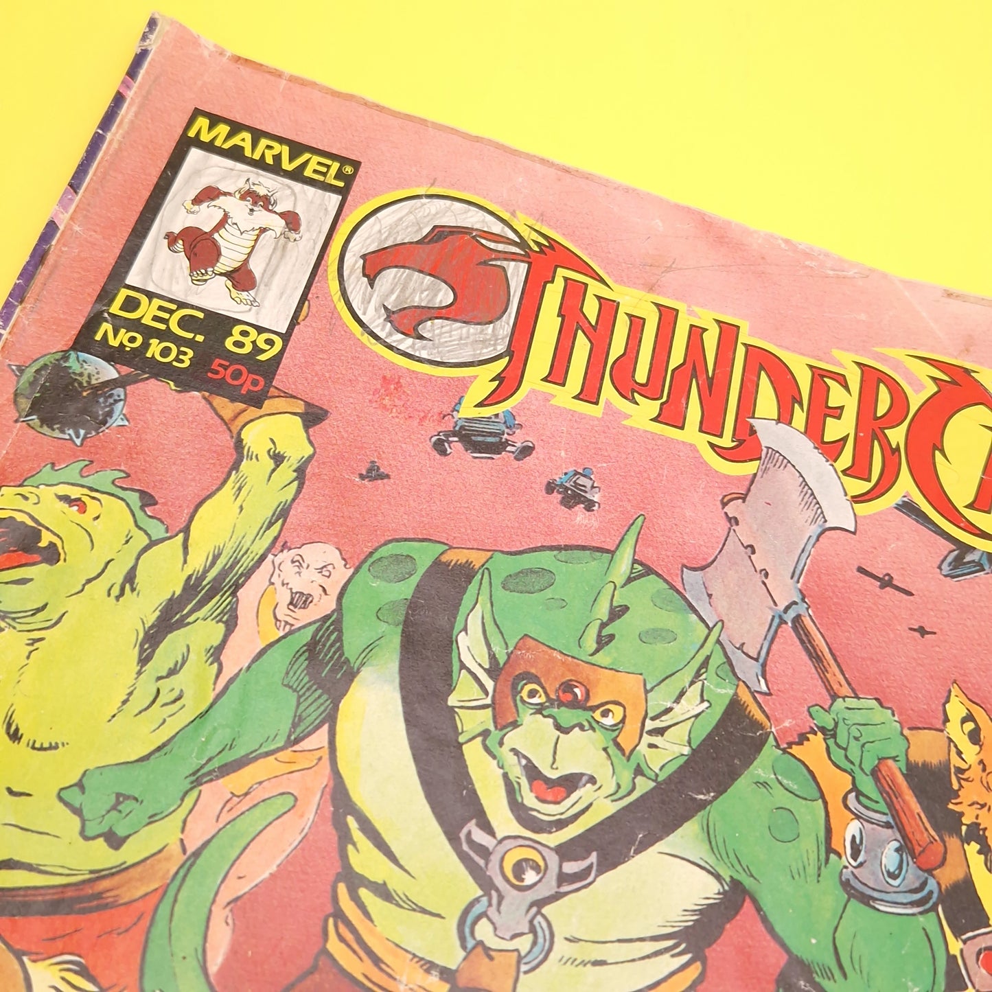 THUNDERCATS COMIC ☆ Vol 103 Vintage Original ☆ 80s Marvel