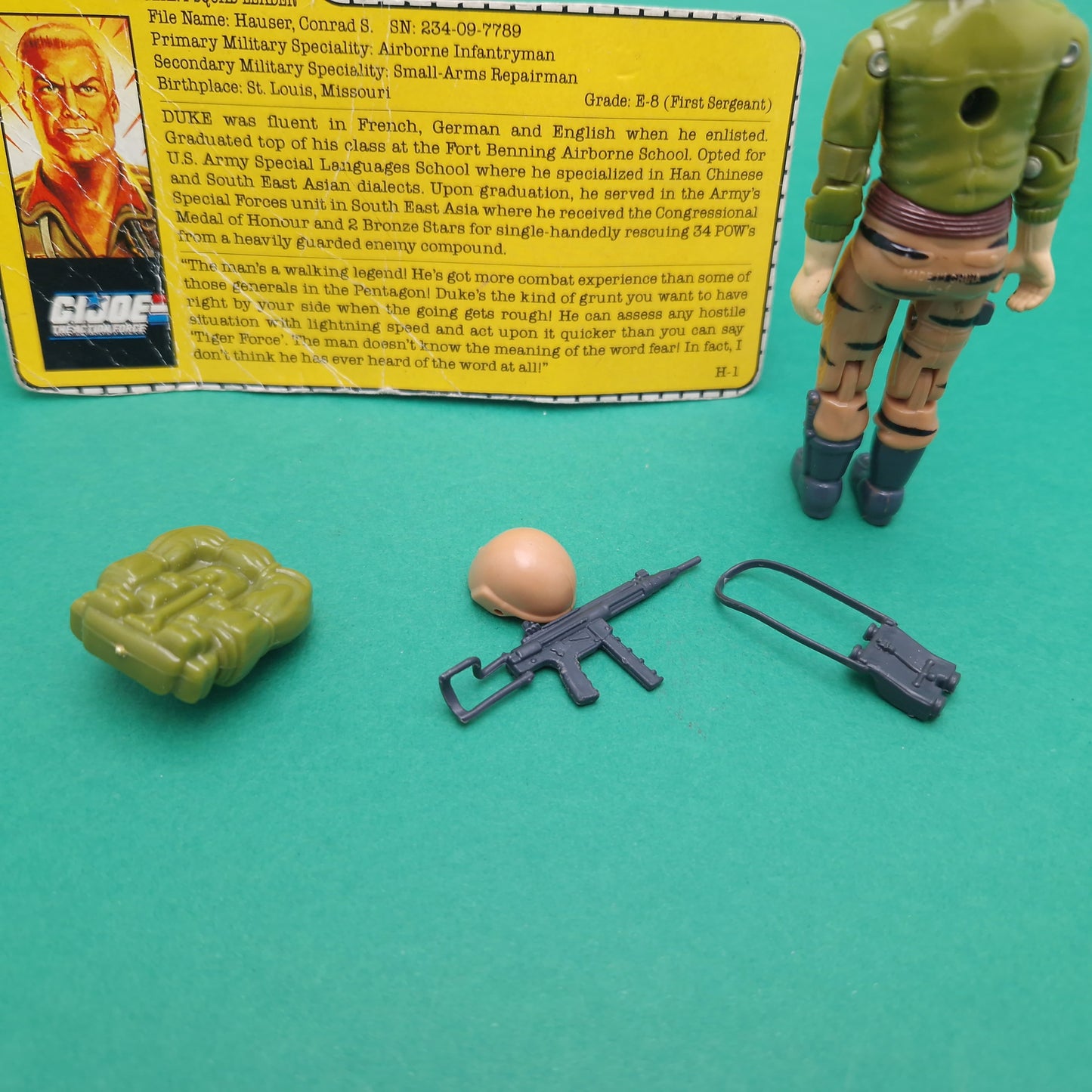 GI JOE ☆ DUKE TIGER FORCE Action Figure Complete ☆ Vintage Action Force Hasbro 1987