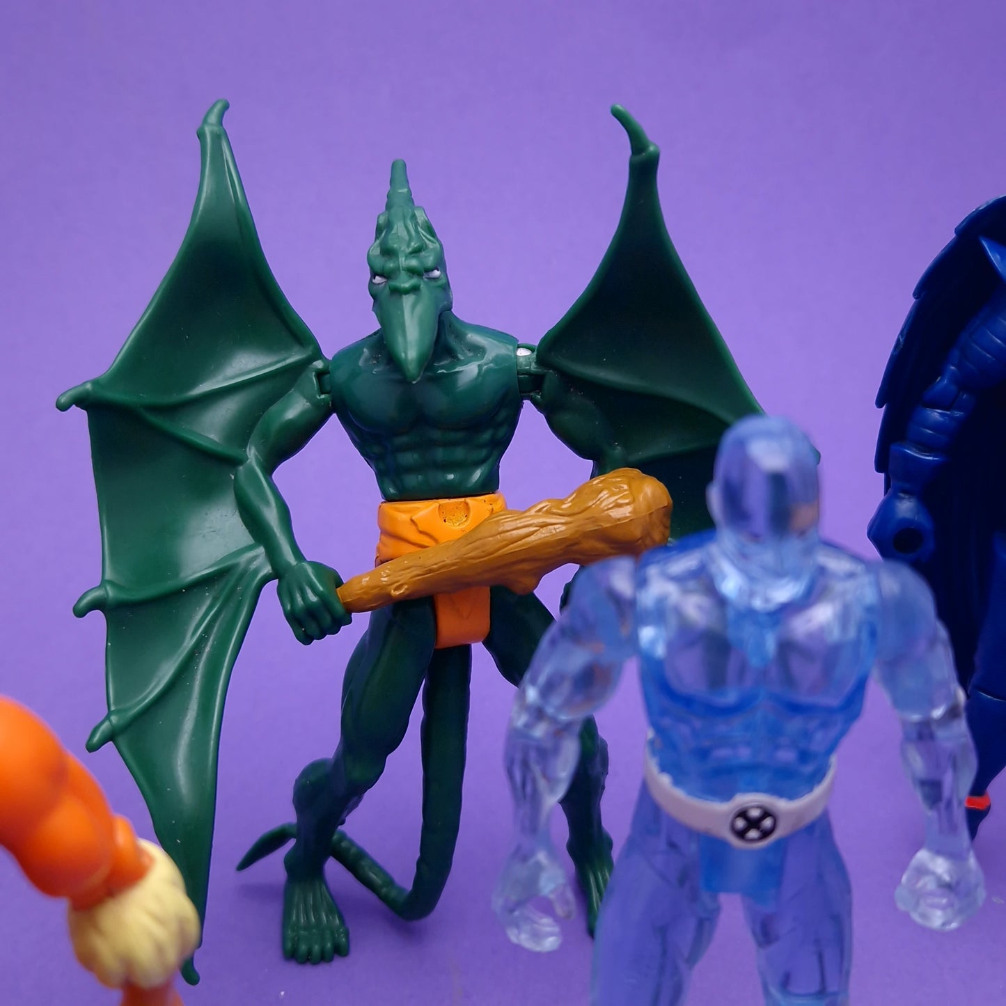 X-MEN ☆ CYCLOPs SABRETOOTH SAURON SINISTER x6 Action Figures ☆ Vintage 90s Toybiz