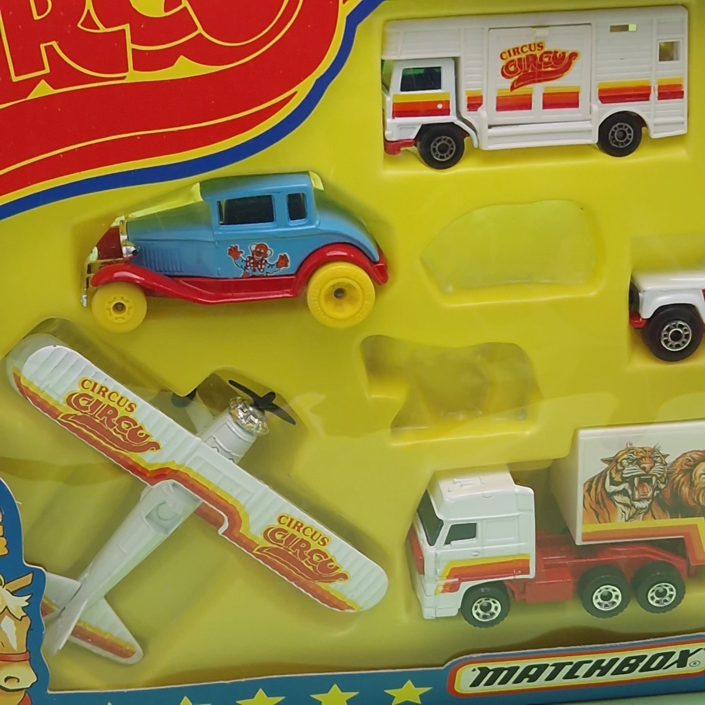 MATCHBOX ☆ CIRCUS CIRCUS GIFT SET cars ☆ Vintage Matchbox 90s Boxed