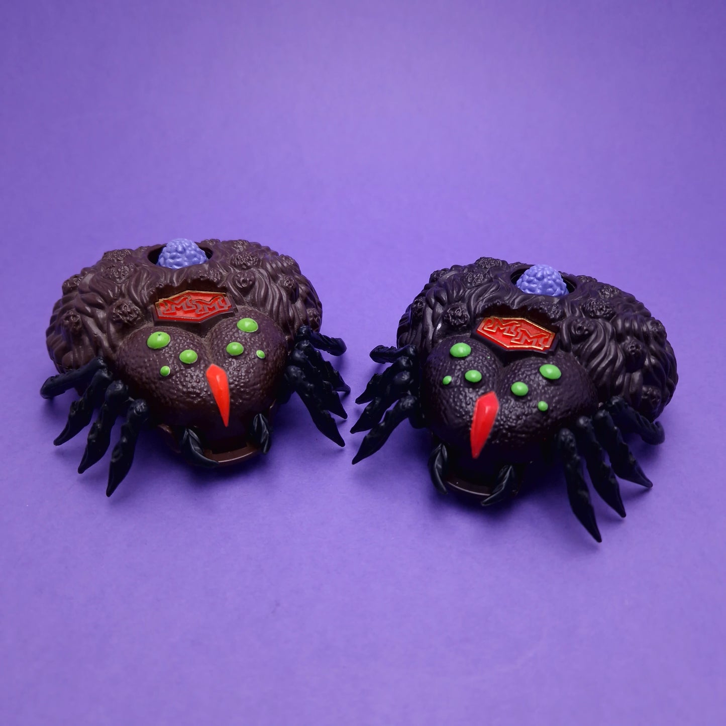 MIGHTY MAX ☆ TRAPPED BY ARACHNOID & 1ST EDITION Orange Max Doom Zone Vintage Figure Playset