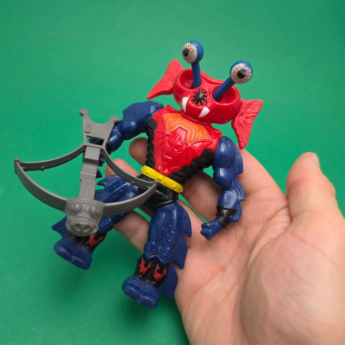 MASTERS OF THE UNIVERSE ☆ MANTENNA Vintage Figure ☆ MOTU Loose 80s Mattel Original