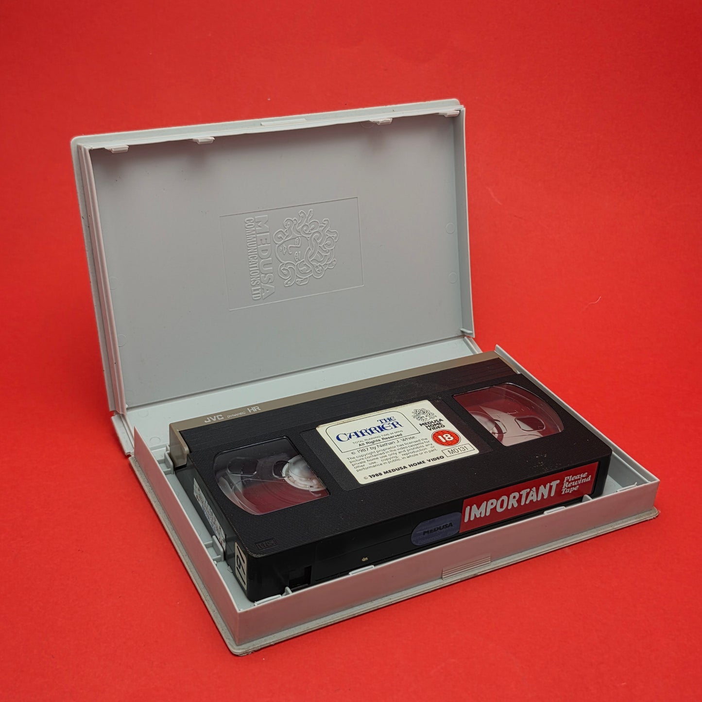 VHS Video ☆ THE CARRIER 1988 ☆ 18 Cert Big Box Ex Rental Vintage MEDUSA