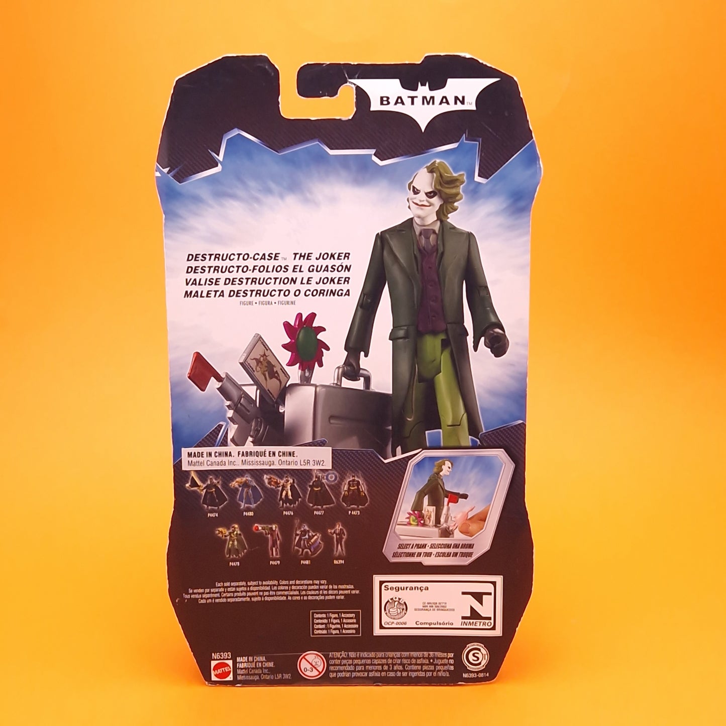 BATMAN ☆ THE JOKER DESTRUCTO-CASE Action Figure ☆ BOXED Sealed Mattel 2007