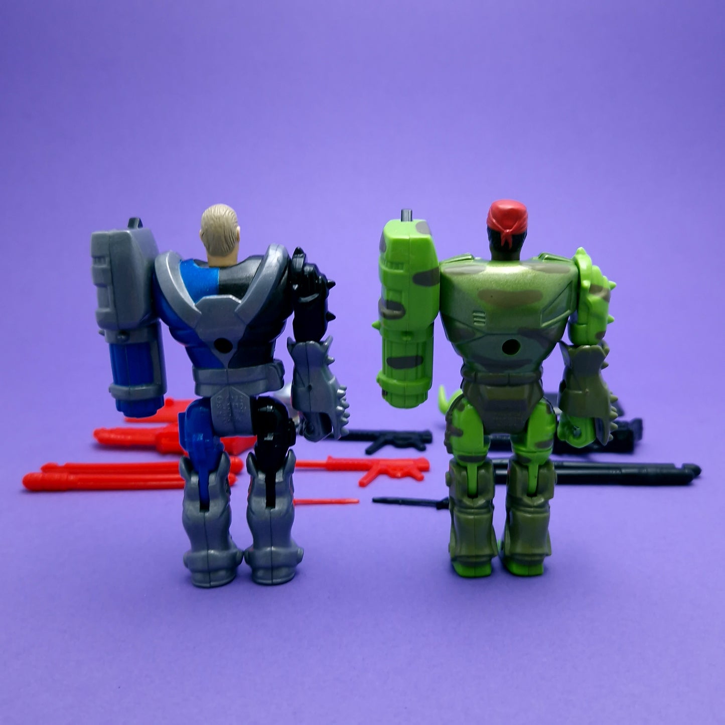 GI JOE ☆ STAR BRIGADE DUKE & HEAVY DUTY Action Figures ☆ Vintage Action Force Hasbro 1993