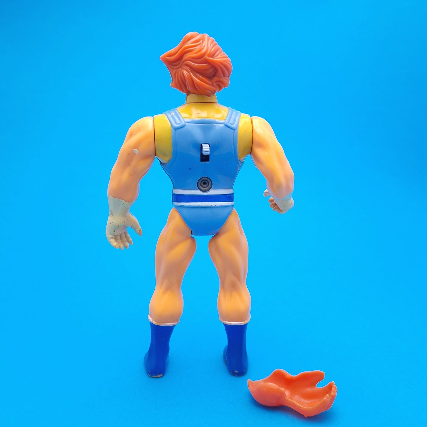THUNDERCATS ☆ ORANGE HAIR Variant LION O Action Figure ☆ Vintage LJN Original 80s Loose Liono