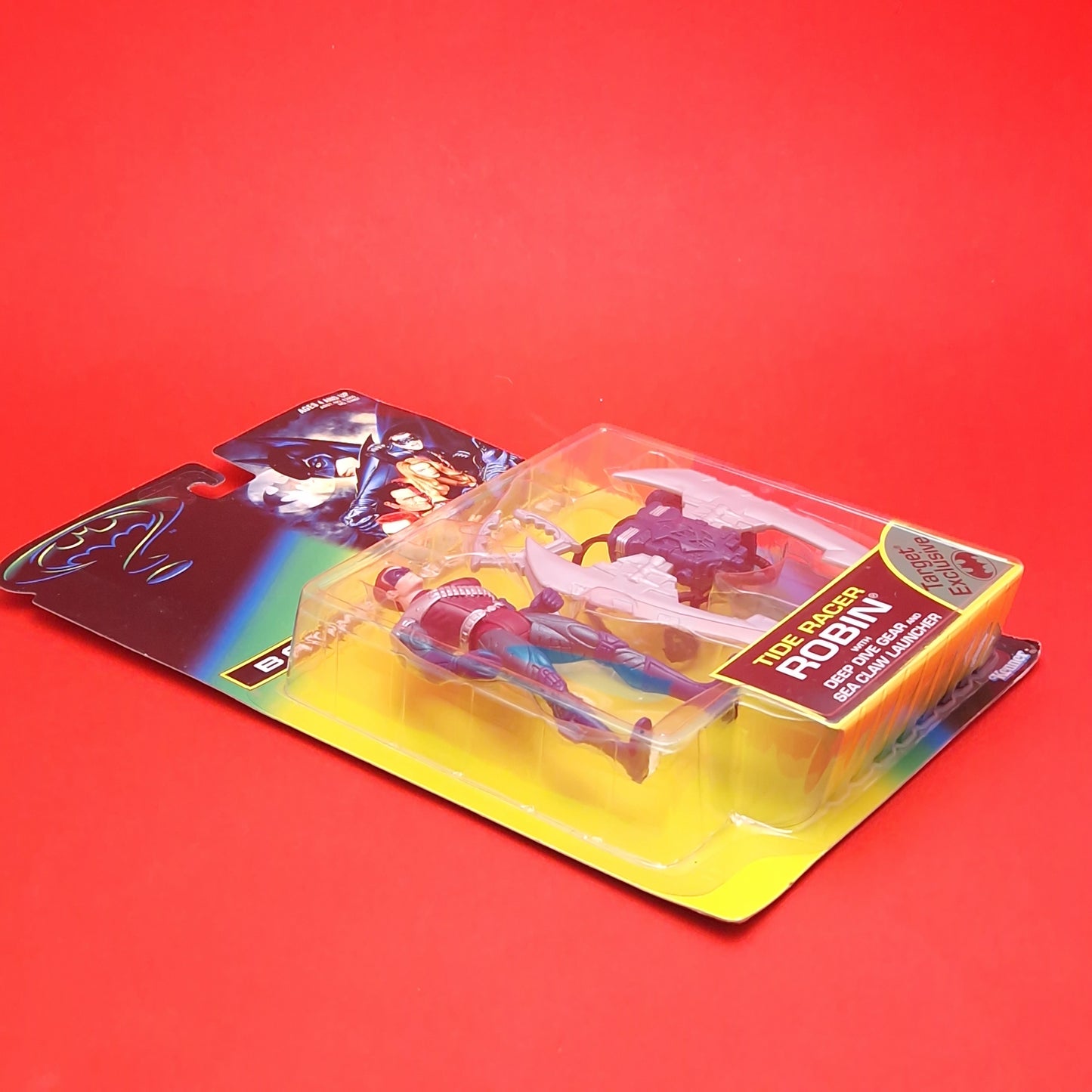 BATMAN FOREVER ☆ Target Exclusive TIDE RACER ROBIN Figure ☆ Vintage Kenner CARDED