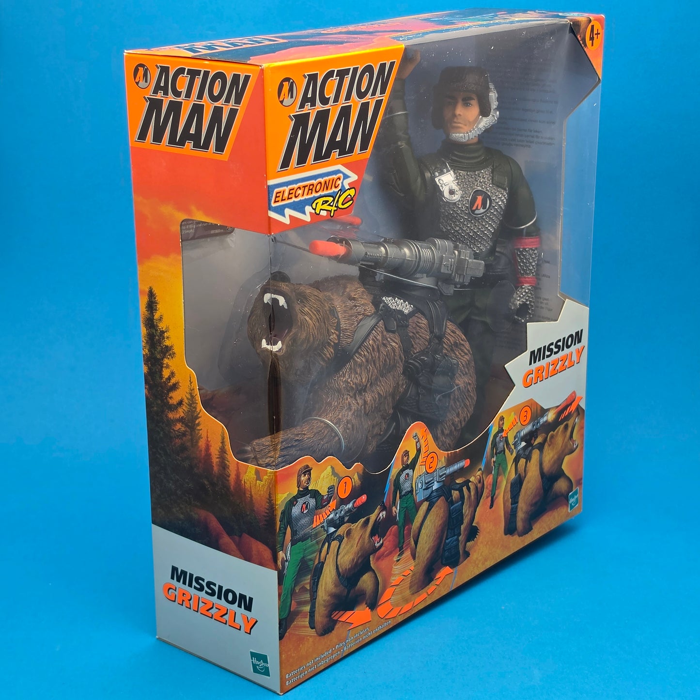 ACTION MAN ☆ MISSION GRIZZLY Figure Doll ☆ Vintage HASBRO SEALED BOXED 90's