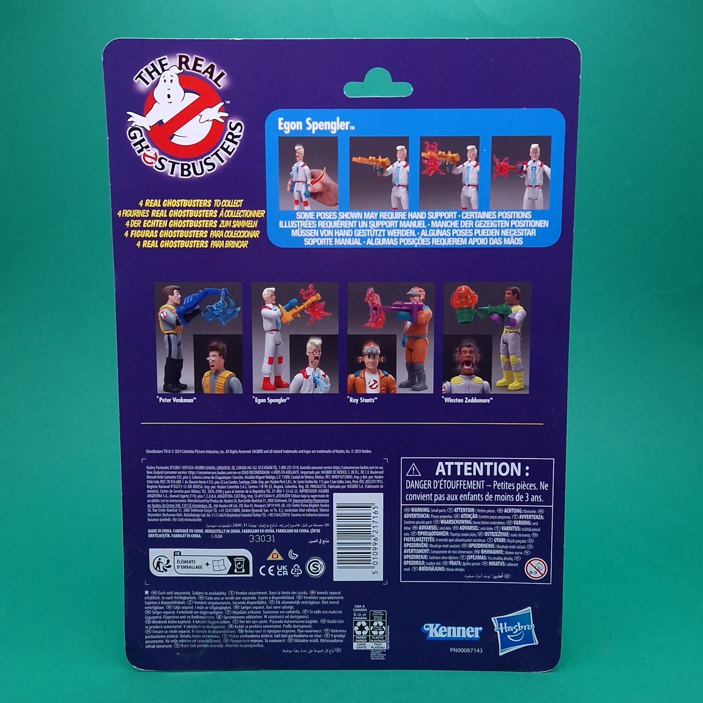 THE REAL GHOSTBUSTERS REISSUE ☆ FRIGHT FEATURES FULL SET Figure ☆ Kenner Classics Sealed Carded