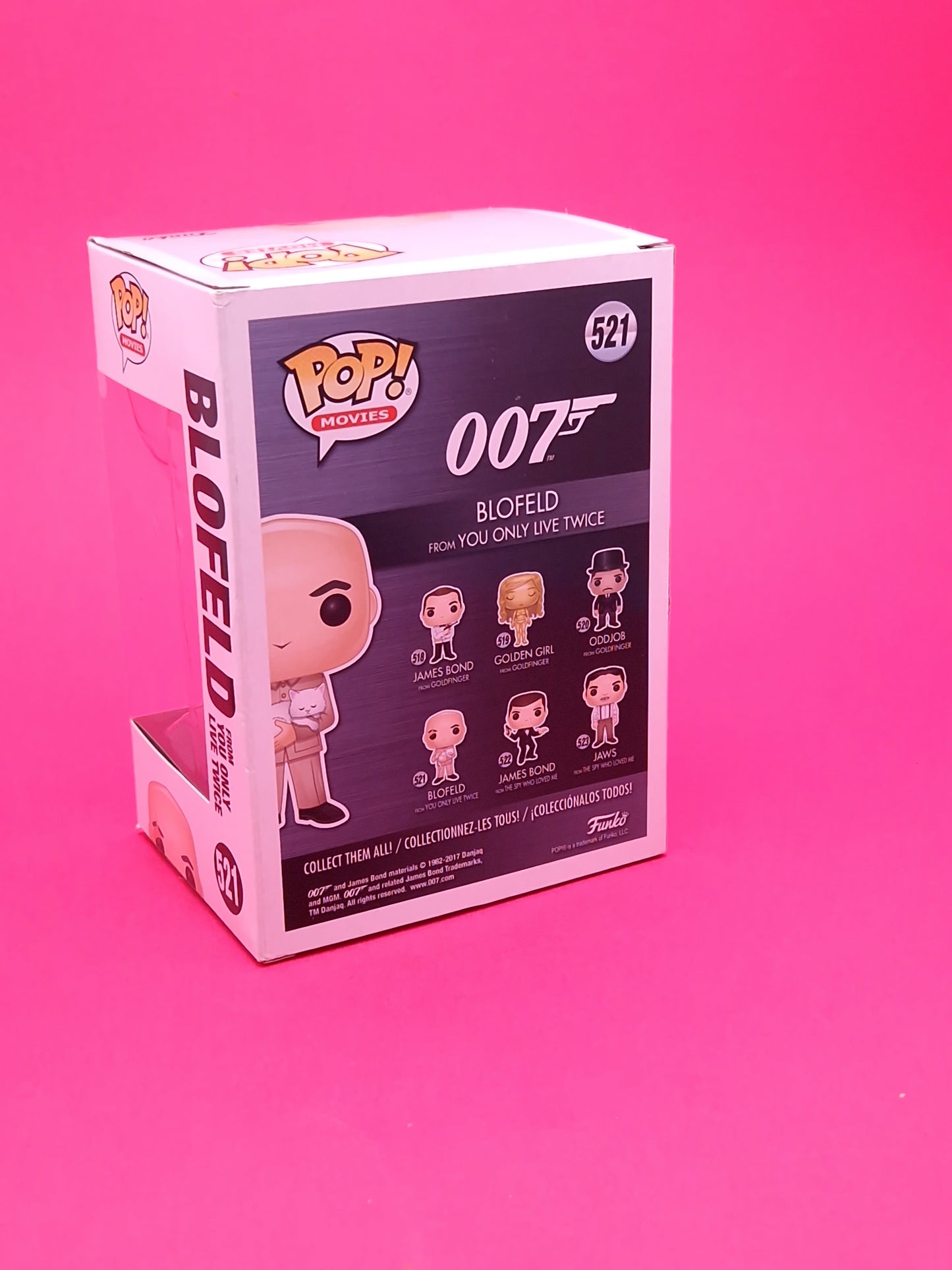007 James Bond ☆ FUNKO POP! BLOFELD You Only Live Twice Vinyl Figure 9 cm Vinyl Figure ☆ Boxed