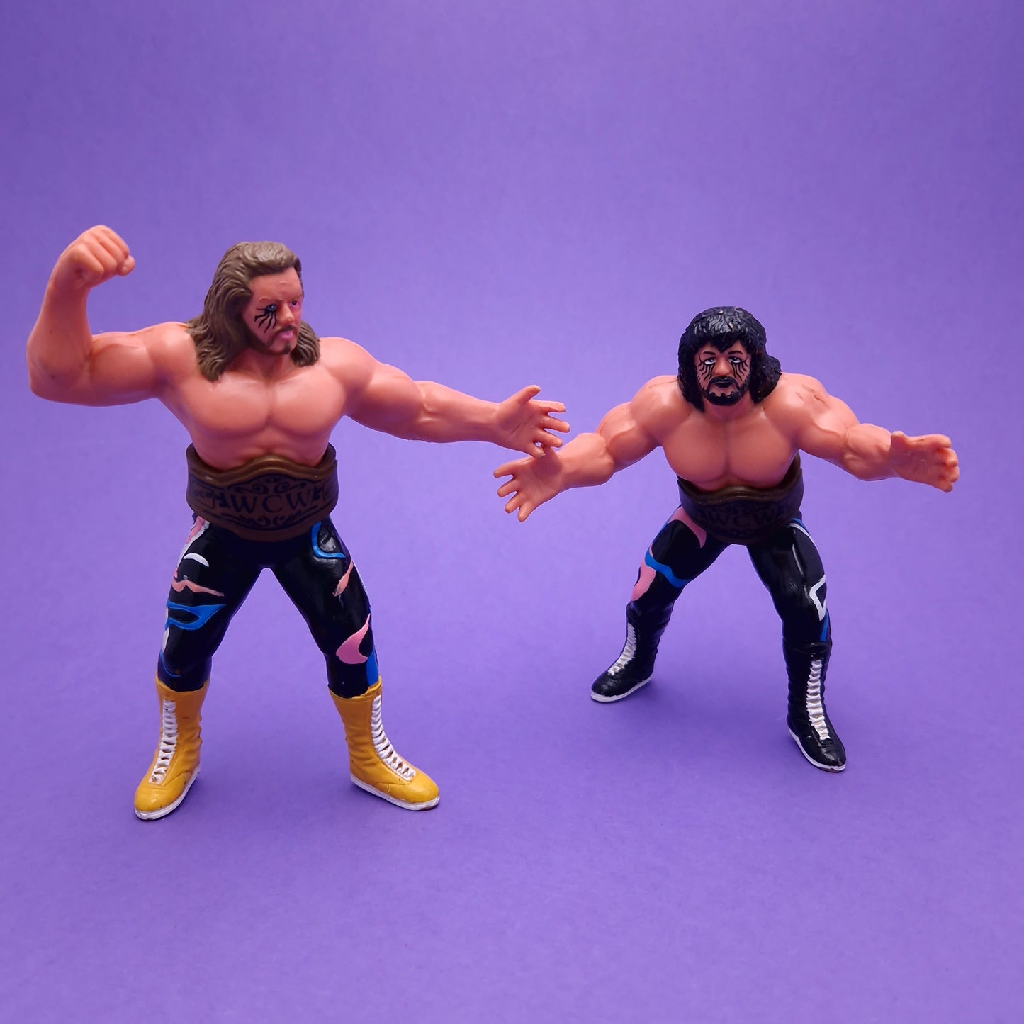 WCW GALOOB ☆ FABULOUS FREEBIRDS JIMMY GARVIN MICHAEL HAYES Vintage Wrestling Figure ☆ 90s Loose