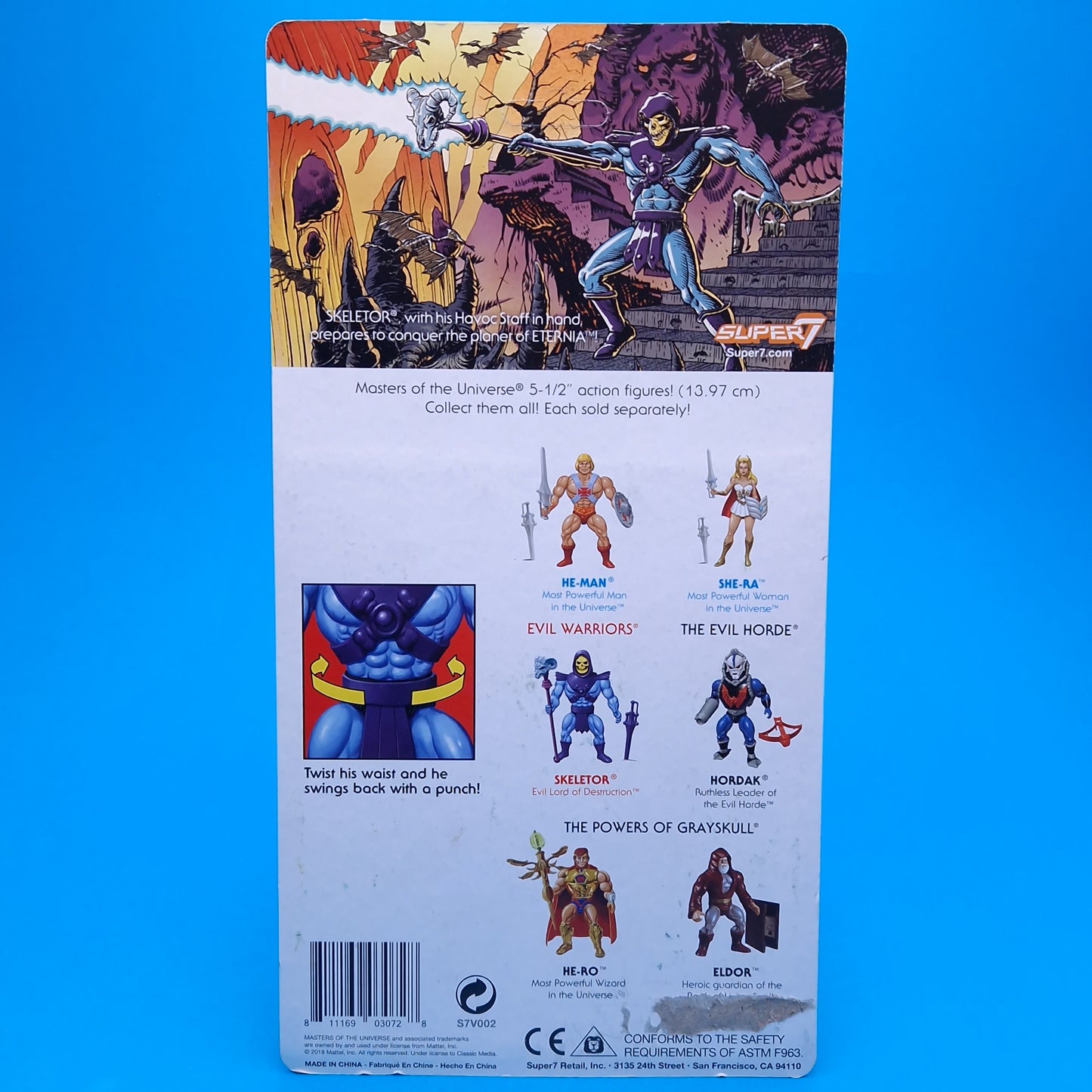 MASTERS OF THE UNIVERSE ☆ SKELETOR Figure ☆ Vintage collection Super7 Filmation MOTU Sealed