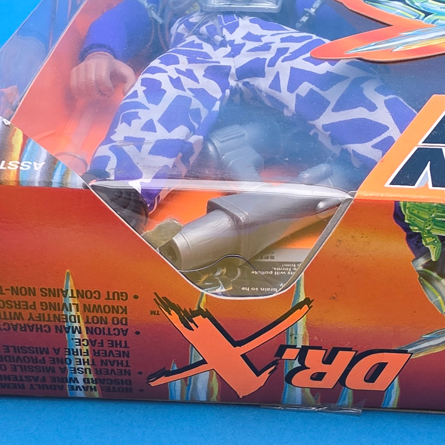 ACTION MAN ☆ DR X TOXIC GUT Action Figure Doll ☆ 1996 Vintage Kenner Boxed 90's SEALED