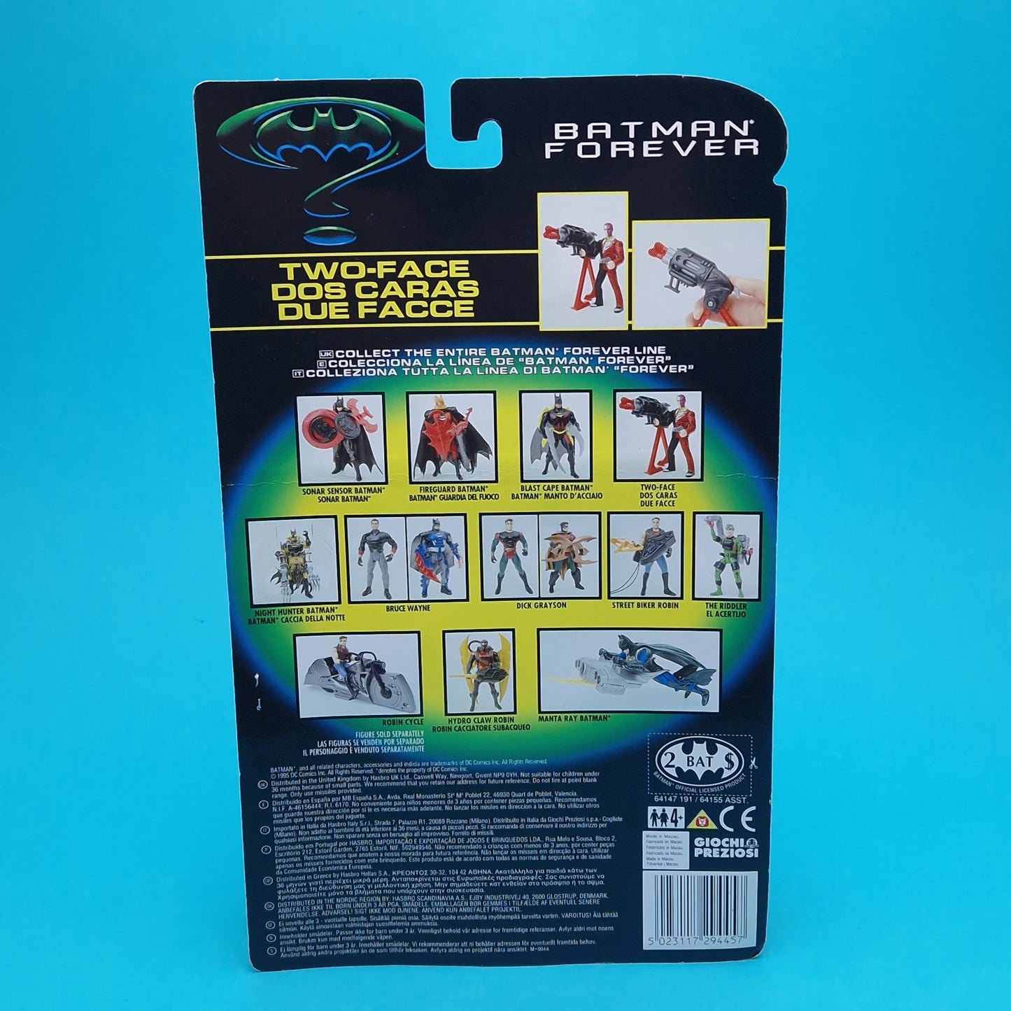 BATMAN FOREVER ☆ TWO-FACE Vintage Figure Loose Carded Kenner