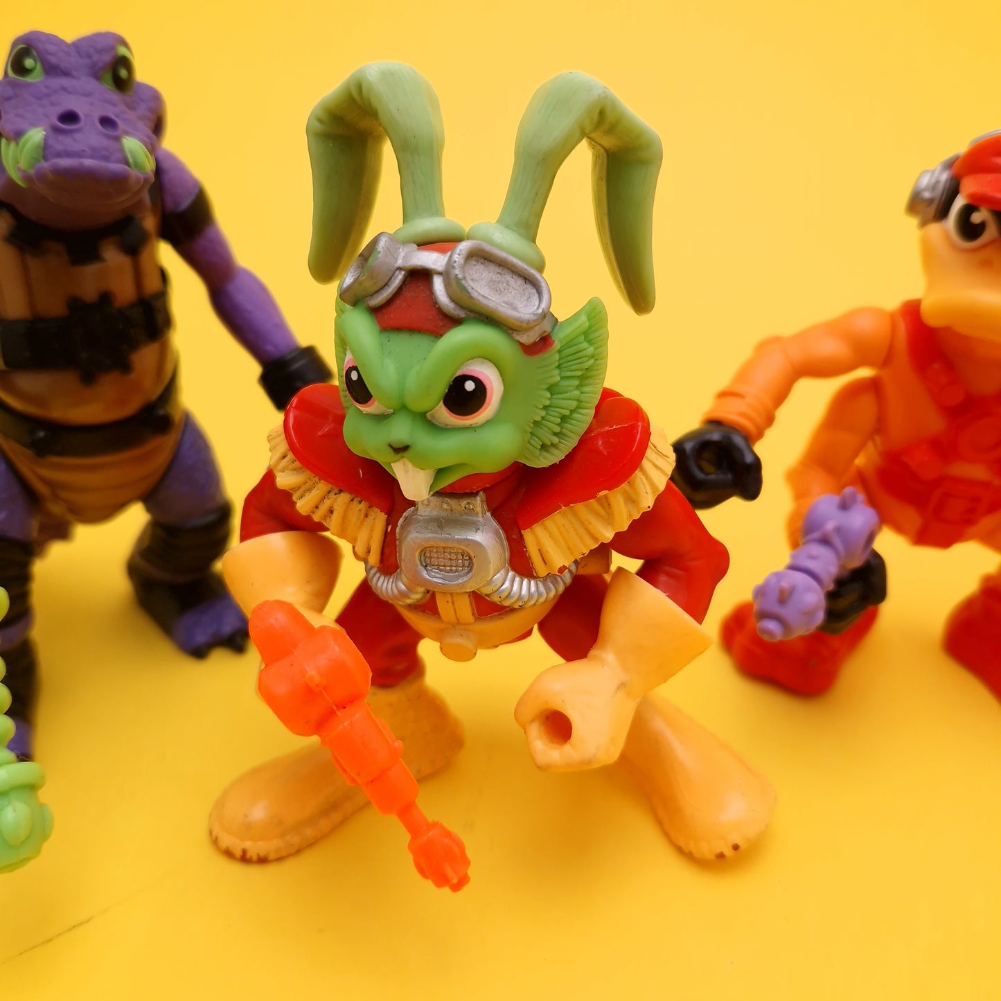 BUCKY O'HARE ☆ CAPTAIN DEAD-EYE DUCK AL NEGATOR Action Figure ☆ Loose Vintage Hasbro 90s