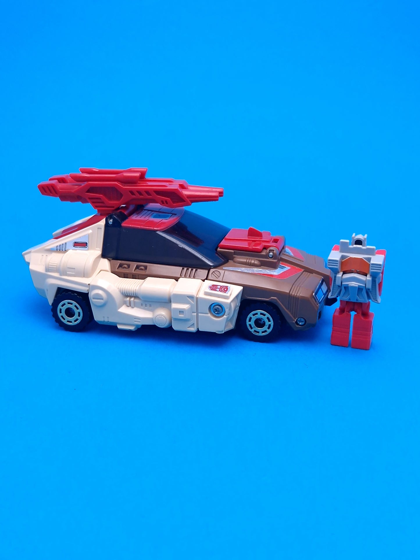 TRANSFORMERS G1 ☆ HEADMASTER CHROMEDOME & STYLOR Figure ☆ Robot Vintage Original 1987