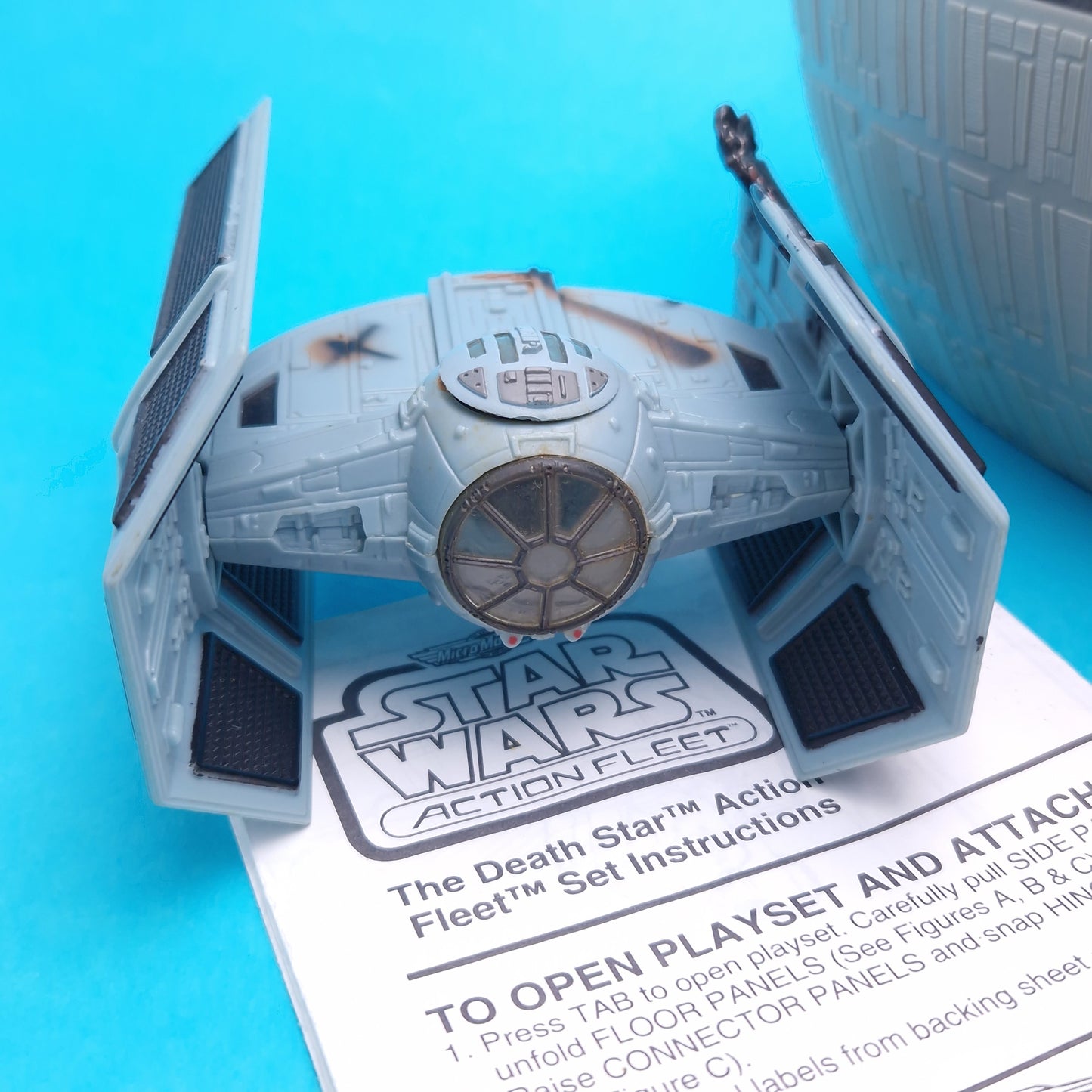 MICRO MACHINES ☆ STAR WARS ACTION FLEET DEATH STAR PLAYSET Vintage ☆ Loose