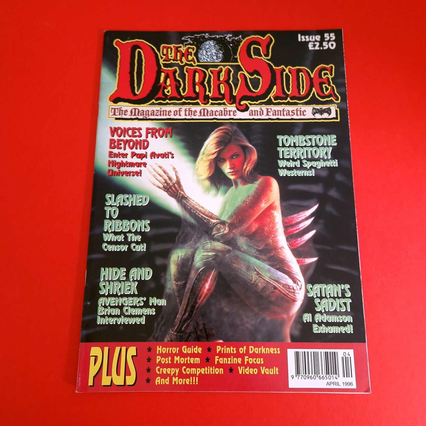 THE DARK SIDE ☆ ISSUE 1996 x4 Magazine ☆ UK Vintage Horror 53 54 55 57